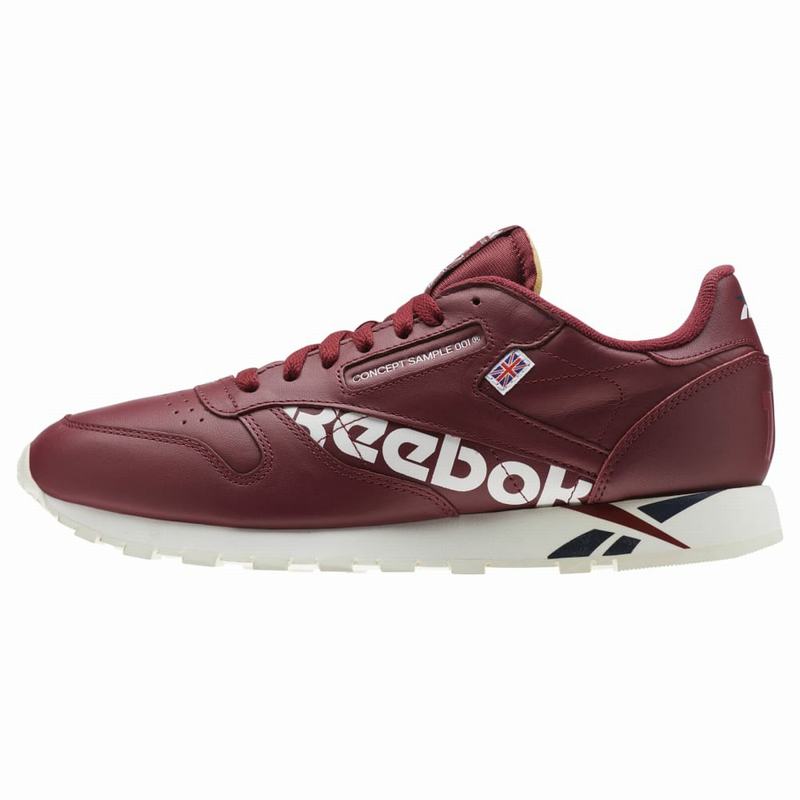 Tenisi Reebok Classic Leather Mu Barbati Visinii/Albi/Bleumarin Romania GO5967IT